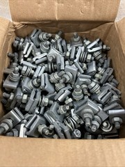 Lot of 150 – PPC 26-09010 D Cable Lashing Clamp Bug Nut Both Sides Staked (6483)