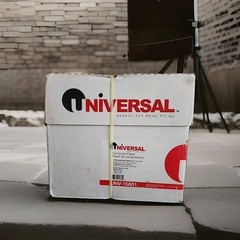 Universal UNV15801 9.5″ x 11″ 18 lbs. 1-Part Computer Paper White (2700/CT) New