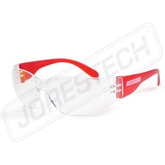 JORESTECH Vision Red frame clear Lens Safety Glasses Sunglasses Z87+ 12PACK