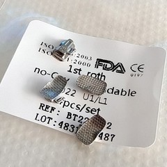 100Packs Dental Orthodontic Buccal Tube 1st Roth.022 Molar Bondable No-cov