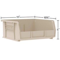 Akro Mils 30235 Stackable Plastic Storage Bins Space Saving Plastic Storage