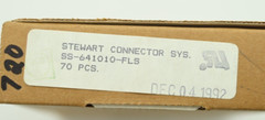 Lot of (5) Stewart Connector SS-641010-FLS Jack Modular Connector 10p10c