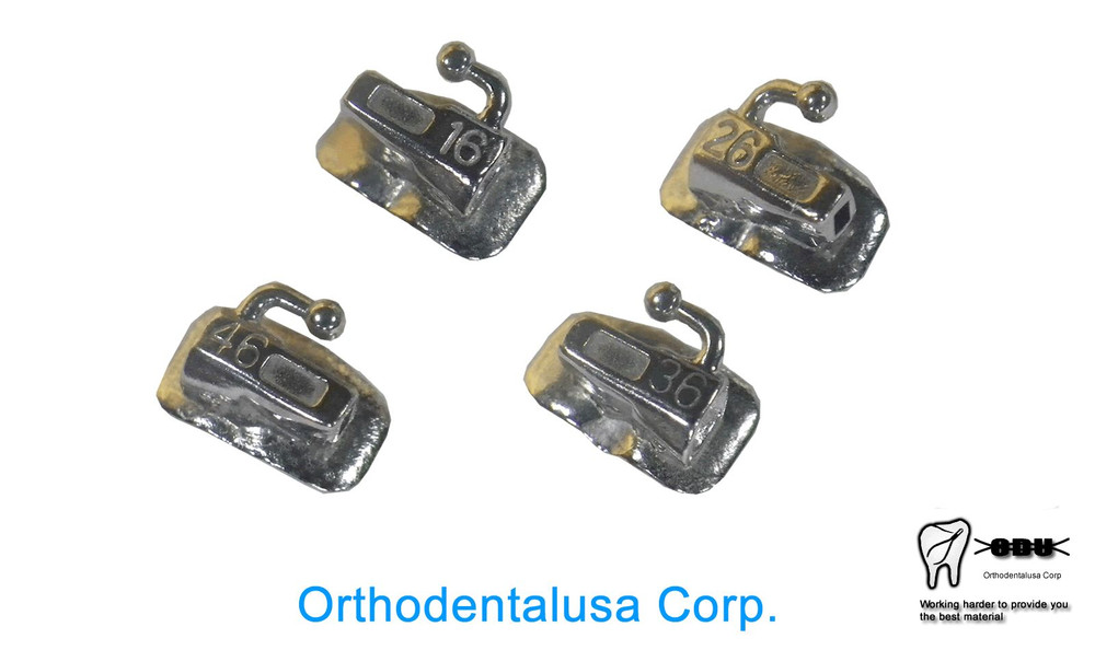 40 ROTH BUCCAL SINGLE TUBE SLOT .022” 1ST MOLAR FOR BONDING MESH BASE DR-0502-1