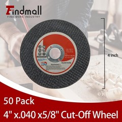 50 Pack 4″ x.040 x5/8″ Cut Off Wheel – Metal & Stainless 50pcs 4″*0.040″*5/8″
