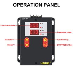 PWM Motor Speed Controller DC 12-80V 30A Soft-Start/Stop Voltage Ampere Meter