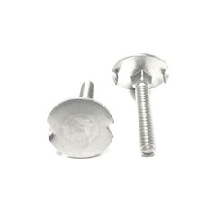 (10) 1/4-20×1-1/2 Stainless Steel Fanged Elevator Bolt Square Neck (15/16 Head)