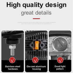 LED Headlight work Lights For Volvo Wheel Loader L60E, L70E, L90E, L110E, L120E