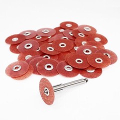 Dental SOFLEX Composite Finishing Polishing Discs 12.7mm Coarse / 10pcs Mandrel