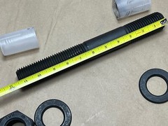 KPF Double Stud Bolt M36-4.0x290mm 12″ 10.9 Carbon Steel w/ Washer & Nuts