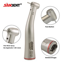 SANDENT Dental Electric Handpiece 1:5 LED Optic Contra Angle Standard E-Type USA
