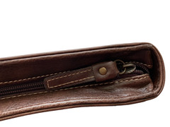 Franklin Covey 7-Ring Classic PVC Zip Brown Binder Organizer Planner 41865 NWT