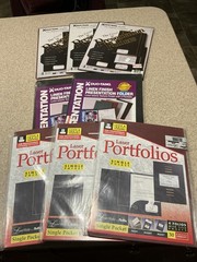 Vintage USA Laser Portfolios Presentation Folders 7 Packages 34 Folders Sealed