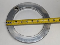 RING ONLY ~ VTG Holub Industries Hi Tape-Mate Fish Tape Winder Chrome USA-made