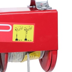 2200 LBS 1600W Electric Steel Wire Winch with 328ft Wireless Remote Control
