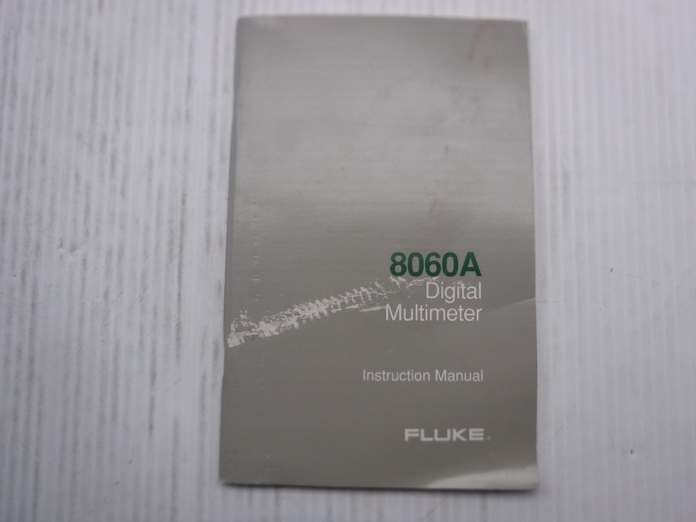 Fluke 8060A Digital Multimeter 632661 Rev 5, 1/93