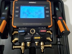 NAVAC NX4 NEXUS 4-Valve Bluetooth-Enabled Smart Digital Manifold Gauge