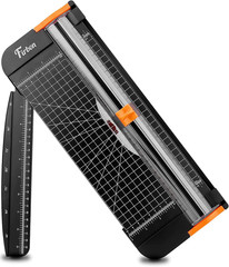 A4 Paper Cutter 12 Inch Titanium Blade Guillotine Trimmer with Automatic Safety