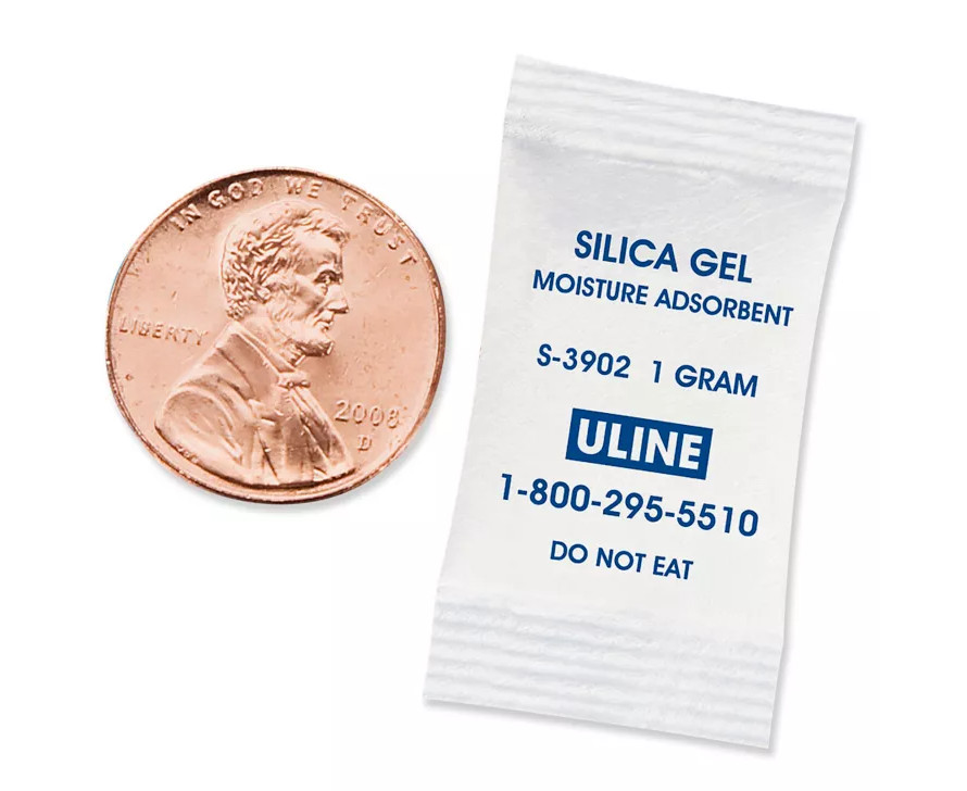 Silica Gel Desiccants – Gram Size 1, 5 Gallon Pail (5,000 Units)