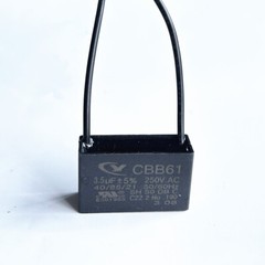 CBB61 250V Capacitor 2 wires 1/2/3/3.5/4/5/6/6.5/7/8/9/10/12/15/18/20/25/30 UF