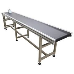 Open Box! 118″ Length Electric PVC Belt Conveyor Adjustable Speed 11.8″ Width
