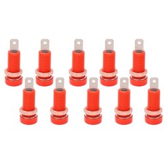10pcs Banana Jack Socket Durable Connectors For Electronic Instruments