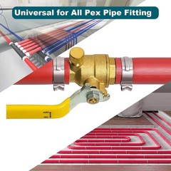 High Quality 1/2 Inch PEX Cinch Clamps 50 Pack Stainless Steel Watertight Seal