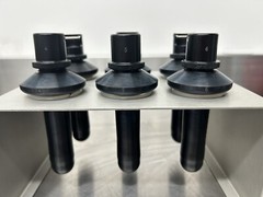 Beckman 331186 Bucket Holder Rack with Swing Rotor Bucket Tubes (6pcs) 100.0