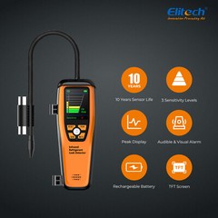 Elitech EMG-40V Digital Manifold Gauge +ILD-200 Leak Detector+LMC-100A+Scale