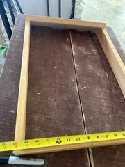 NOS RARE genuine Brushy Mountain Pine Wood beehive frame stand Beekeeping