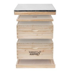Beehive 20 Frame Complete Box Kit (10 Deep-10 Medium) Langstroth Beekeeping