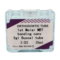 20Sets Dental Orthodontic Buccal Tubes Convertible 1st Molar Tube MBT Roth 022