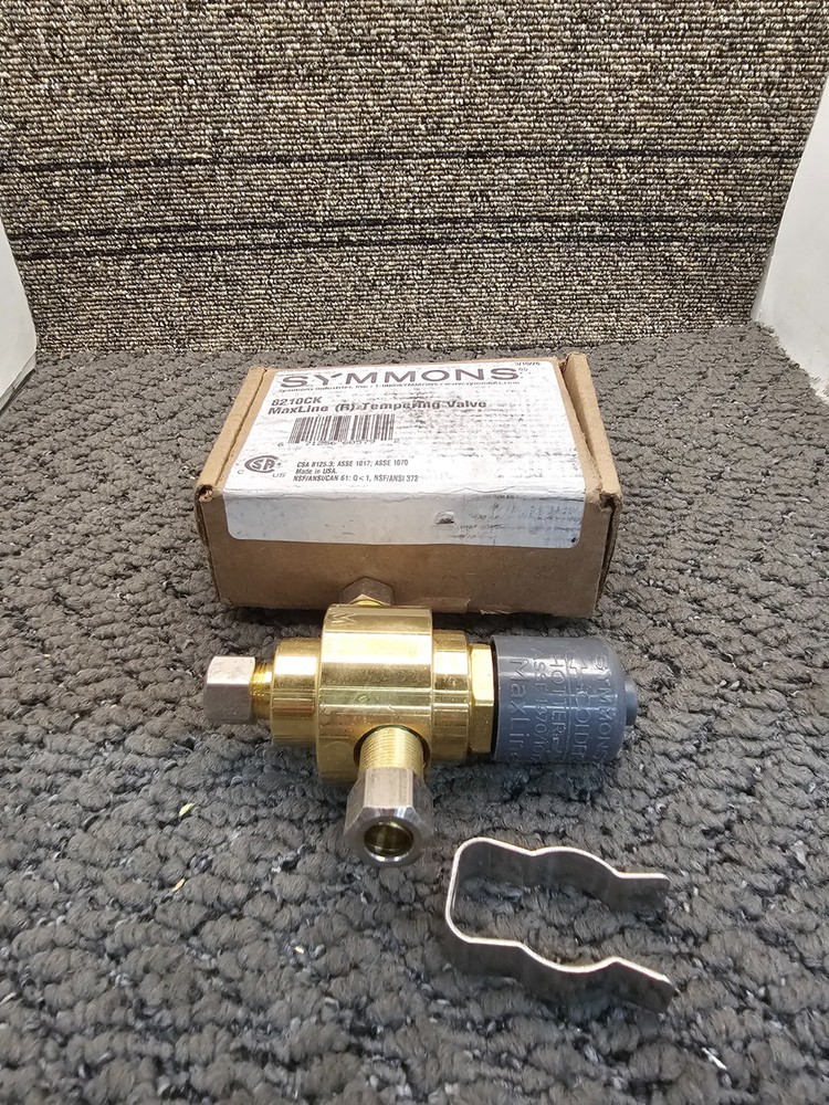 Symmons 8210CK MaxLine Thermostatic Tempering Valve 3/8″ Compression Connection