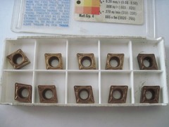 (Qty 10) Seco CCMT09T308-F1 CCMT32.52-F1 TP3000 Carbide Turning Inserts 03041
