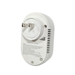 Portable 4-in-1 CO Detector with Smoke & Natural Gas, Plug-in Safety Alarm