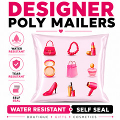 6×9 Make Up Designer Poly Mailers Self Seal Shipping Bags Boutique Envelopes