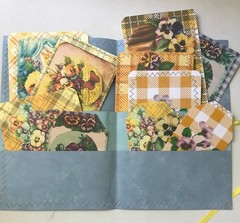 Junk Journal Supplies Kit – Cover. Cards, and Tags
