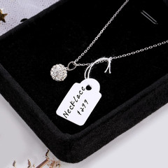 500 Pcs Small Price Tags with String Attached 0.6 X 0.95 in White Blank Marking