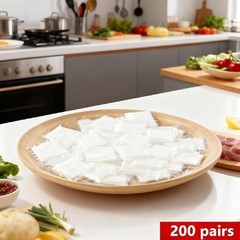 200 Pack Disposable Kitchen Gloves Food Prep Gloves for Cooking Baking