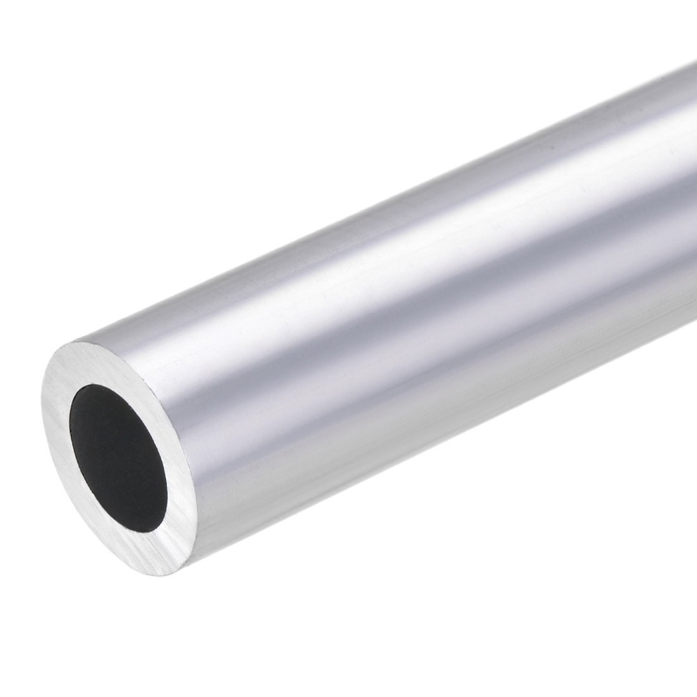 22mm OD 14mm Inner Dia 300mm Length Aluminum Round Tube Seamless 2pack
