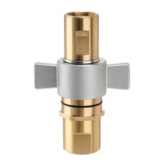 1″ NPT Wet-Line Wing Nut Hydraulic Quick Disconnect Coupler / Coupling Set