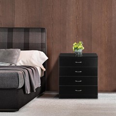 LEADZM 4 Drawers Dresser, Dresser Chest of Drawers for Home Office