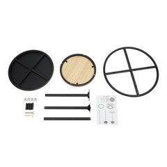 Round Clothing Rack, Clothing Display Rack, Floor-standing Garment Hanging Rack
