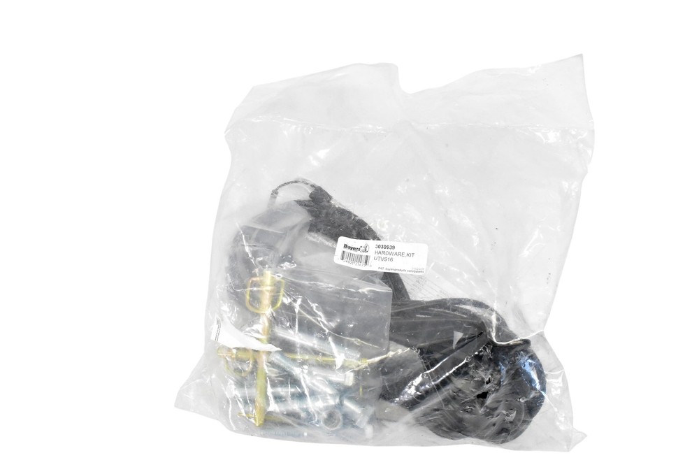 Buyers Products 3030939 Hardware Kit UTVS16 Steel Zinc Black Mounting Bracket