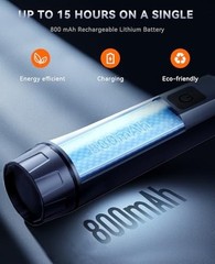 Rechargeable Metal Detector Pinpointer – 800mAh Battery, 15H Use, IP68 Waterproo
