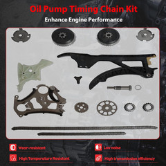 3.0L N52 N53 N55 Timing Chain Kit w/ Oil Pump Gear for BMW 330i 525i X5 X6 06-13