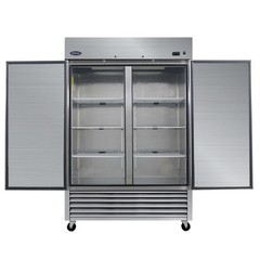 Double-door commercial 54-inch Freezer,49 Cu. ft Energy-Efficient, Low noise