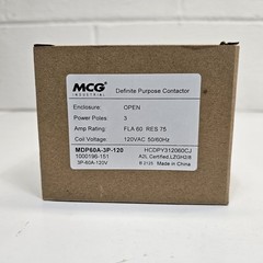 MCG MDP60A-3P-120 Definite Purpose Contactor. Brand New!