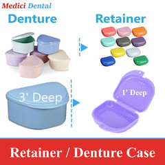 Dental Denture Box case carrier – 3′ Deep or Retainer Box – 1′ Deep, Upto 100Pk