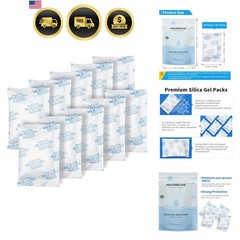 Silica Gel Packets, 20 Gram 80 Packs Food Safe Moisture Absorbers, Desiccant …