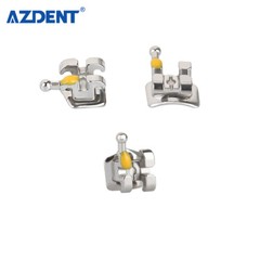 AZDENT Dental Orthodontic Ultrathin Mini/Standard Metal Bracket Braces Hook 345